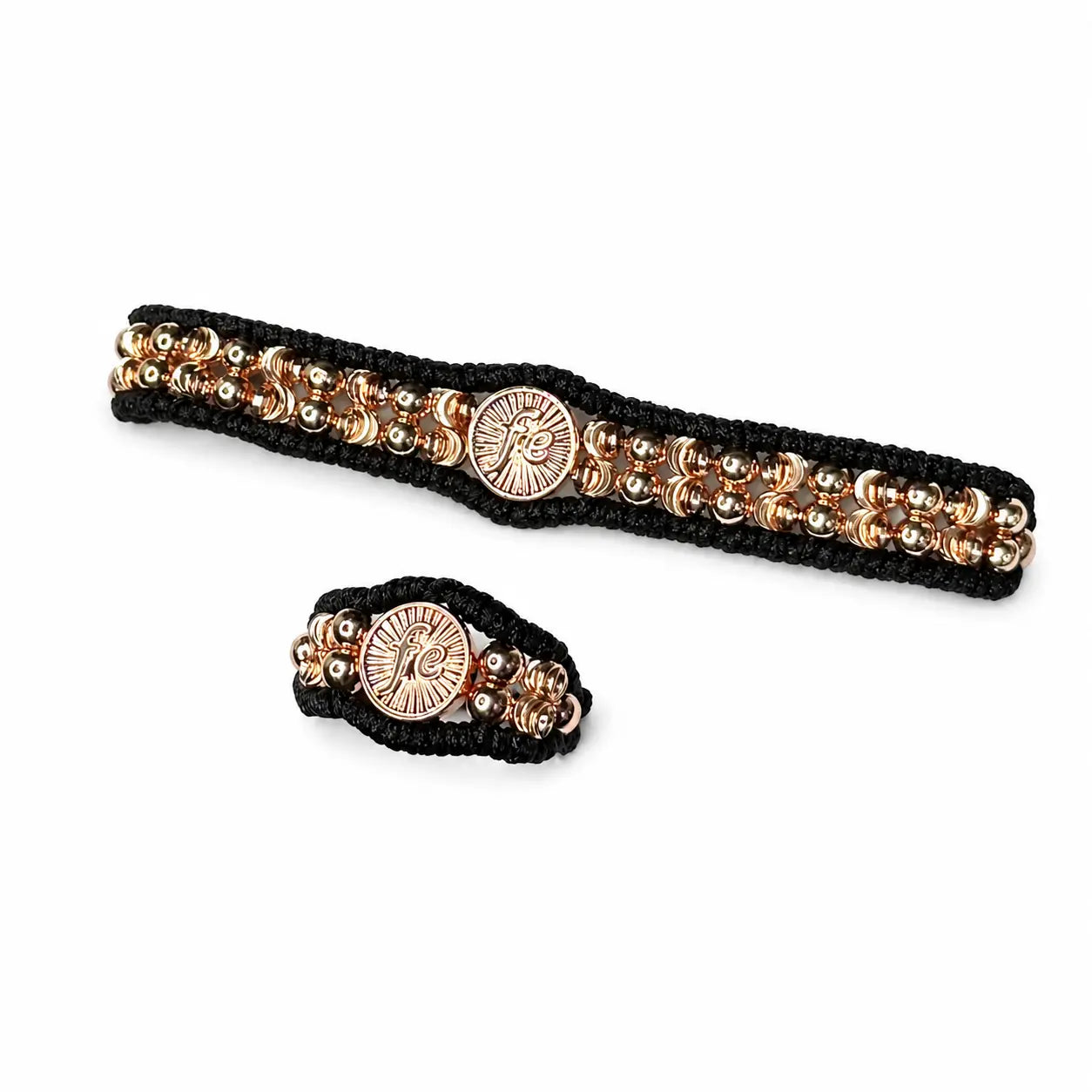 Set Pulsera + Anillo Tejido
